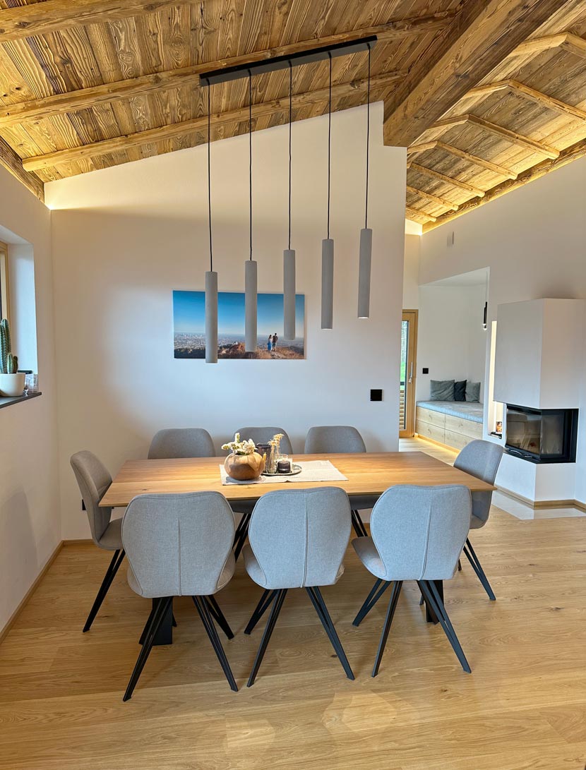 Esszimmer Schreinerei Gehring im Allgäu